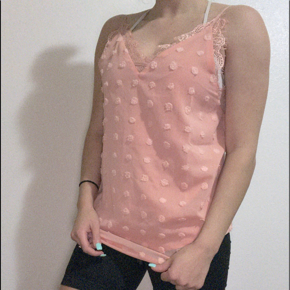 Pink tank top